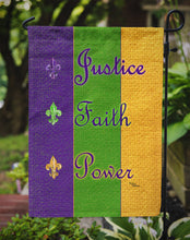 Load image into Gallery viewer, Mardi Gras Garden Flag – Decorative Outdoor Yard Flag