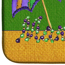 Load image into Gallery viewer, Mardi Gras Dish Drying Mat – Absorbent, Artistic Kitchen Essentials 8381DDM