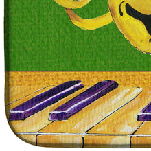 Load image into Gallery viewer, Mardi Gras Dish Drying Mat – Absorbent, Artistic Kitchen Essentials 8383DDM
