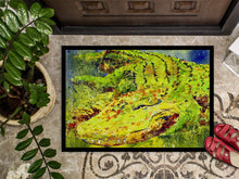 Load image into Gallery viewer, Bright Shrimp on Red Doormat - 24x36 Decorative Floor Mat – Indoor/Outdoor Rug