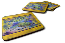 Load image into Gallery viewer, Turtle Coasters - Set of 4 Lightweight Foam, Absorbent Drink Coasters