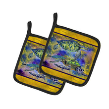 Load image into Gallery viewer, Turtle Pot Holders - Set of 2 Decorative Kitchen Helpers | Made in the USA 8394PTHD