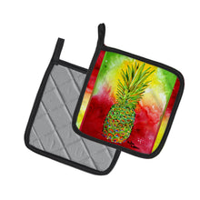 Load image into Gallery viewer, Pineapple Pot Holders - Set of 2 Decorative Kitchen Helpers | Made in the USA 8395PTHD