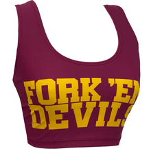 Load image into Gallery viewer, Arizona State ASU Fork 'Em Crop Tank Top