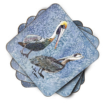 Load image into Gallery viewer, Bird - Pelican Coasters - Set of 4 Lightweight Foam, Absorbent Drink Coasters