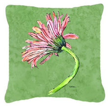 Load image into Gallery viewer, Gerber Daisy Pink   Canvas Throw Pillow - 14x14 Decorative Pillow – Art for Your Home &amp; Patio