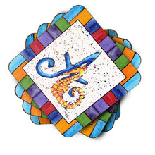 Load image into Gallery viewer, Beach and Seafood Coasters - Set of 4 Lightweight Foam, Absorbent Drink Coasters