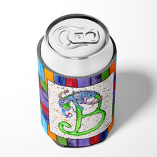 Load image into Gallery viewer, Letter B with Octupus Can or Bottle Beverage Insulator Hugger