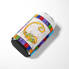 Load image into Gallery viewer, Letter C with Crab Can or Bottle Beverage Insulator Hugger