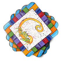Load image into Gallery viewer, Beach and Seafood Coasters - Set of 4 Lightweight Foam, Absorbent Drink Coasters