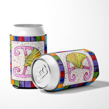 Load image into Gallery viewer, Letter D with Shell Can or Bottle Beverage Insulator Hugger 8427