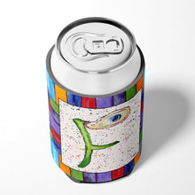 Load image into Gallery viewer, Letter F with Oyster Shell Can or Bottle Beverage Insulator Hugger 8429