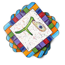 Load image into Gallery viewer, Beach and Seafood Coasters - Set of 4 Lightweight Foam, Absorbent Drink Coasters