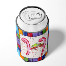 Load image into Gallery viewer, Letter H with  Frog Can or Bottle Beverage Insulator Hugger 8431