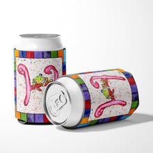 Load image into Gallery viewer, Letter H with  Frog Can or Bottle Beverage Insulator Hugger 8431