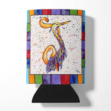 Load image into Gallery viewer, Letter J with  Bird Can or Bottle Beverage Insulator Hugger 8433