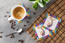 Load image into Gallery viewer, Beach and Seafood Coasters - Set of 4 Lightweight Foam, Absorbent Drink Coasters