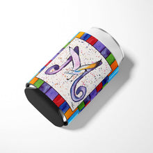 Load image into Gallery viewer, Letter M with Seagull Can or Bottle Beverage Insulator Hugger 8436