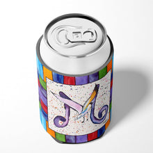 Load image into Gallery viewer, Letter M with Seagull Can or Bottle Beverage Insulator Hugger 8436