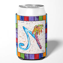 Load image into Gallery viewer, Letter N with Palm Tree Can or Bottle Beverage Insulator Hugger 8437