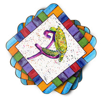 Load image into Gallery viewer, Beach and Seafood Coasters - Set of 4 Lightweight Foam, Absorbent Drink Coasters