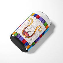 Load image into Gallery viewer, Letter U with Crab Can or Bottle Beverage Insulator Hugger 8444