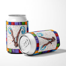 Load image into Gallery viewer, Letter V with  Pelican Can or Bottle Beverage Insulator Hugger 8445