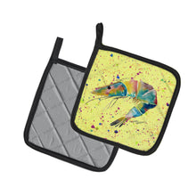 Load image into Gallery viewer, Shrimp Pot Holders - Set of 2 Decorative Kitchen Helpers | Made in the USA 8450PTHD
