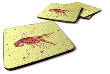 Load image into Gallery viewer, Crawfish Coasters - Set of 4 Lightweight Foam, Absorbent Drink Coasters