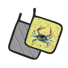 Load image into Gallery viewer, Crab Pot Holders - Set of 2 Decorative Kitchen Helpers | Made in the USA 8452PTHD