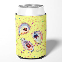 Load image into Gallery viewer, Oyster on yellow Can or Bottle Beverage Insulator Hugger