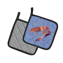 Load image into Gallery viewer, Shrimp Pot Holders - Set of 2 Decorative Kitchen Helpers | Made in the USA 8455PTHD