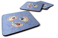 Load image into Gallery viewer, Oyster Coasters - Set of 4 Lightweight Foam, Absorbent Drink Coasters