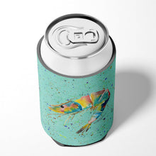 Load image into Gallery viewer, Shrmip on Teal Can or Bottle Beverage Insulator Hugger