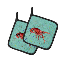 Load image into Gallery viewer, Crawfish Pot Holders - Set of 2 Decorative Kitchen Helpers | Made in the USA 8461PTHD