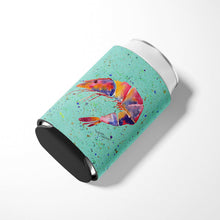 Load image into Gallery viewer, Shrmip  on Teal Can or Bottle Beverage Insulator Hugger