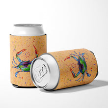 Load image into Gallery viewer, Crab on Coral Can or Bottle Beverage Insulator Hugger