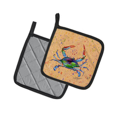 Load image into Gallery viewer, Crab Pot Holders - Set of 2 Decorative Kitchen Helpers | Made in the USA 8467PTHD