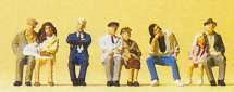 Load image into Gallery viewer, Preiser 79123 N Scale Passengers -- Seated Passengers Set #1