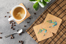 Load image into Gallery viewer, Shrimp Coasters - Set of 4 Lightweight Foam, Absorbent Drink Coasters