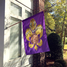 Load image into Gallery viewer, Tiger Basketball Fleur de lis Flag Canvas House Size
