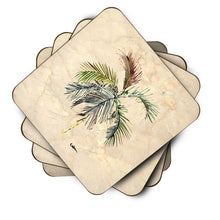 Load image into Gallery viewer, Tree - Palm Tree Coasters - Set of 4 Lightweight Foam, Absorbent Drink Coasters