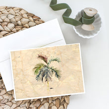 Load image into Gallery viewer, Palm Tree #4 Greeting Cards -  Blank Note Cards – 8-Pack of Artist-Designed Cards with Envelopes