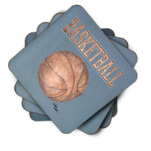 Load image into Gallery viewer, Basketball Coasters - Set of 4 Lightweight Foam, Absorbent Drink Coasters