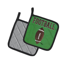 Load image into Gallery viewer, Football Pot Holders - Set of 2 Decorative Kitchen Helpers | Made in the USA 8487PTHD