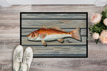 Load image into Gallery viewer, Fish Red Fish Doormat - 24x36 Decorative Floor Mat – Indoor/Outdoor Rug