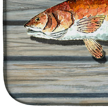 Load image into Gallery viewer, Red Fish Dish Drying Mat – Absorbent, Artistic Kitchen Essentials 8489DDM