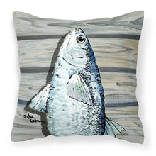 Load image into Gallery viewer, Fish Mullet Throw Pillow - 14x14 Decorative Pillow – Art for Your Home &amp; Patio 8490PW1414