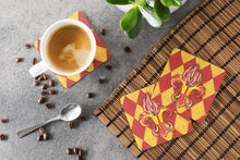 Load image into Gallery viewer, Hot Peppers Coasters - Set of 4 Lightweight Foam, Absorbent Drink Coasters