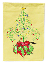 Load image into Gallery viewer, Christmas Tree Fleur de lis Flag Canvas House Size